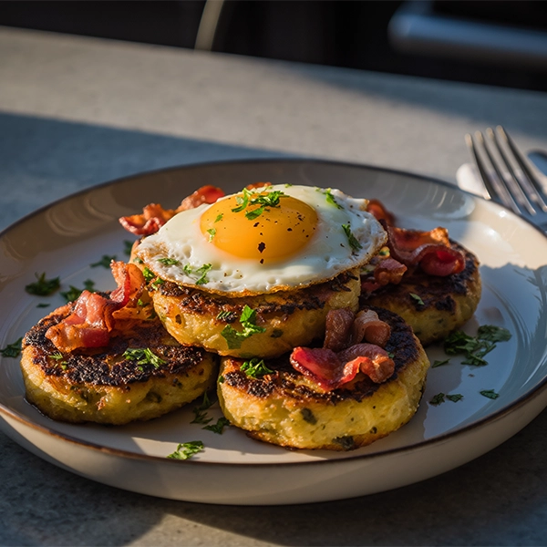 Black Pudding Potato Cakes